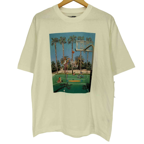 CAPSULE-T バスケ アートプリント Tシャツ メンズ JPN:S