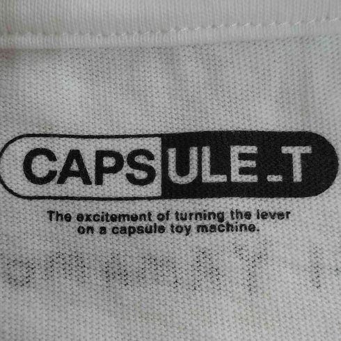 CAPSULE-T バスケ アートプリント Tシャツ メンズ JPN:S