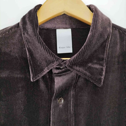 キャスパージョン CASPER JOHN 24AW コーデュロイ L/S レギュラーカラーシャツ メンズ import:M