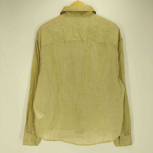 ザラ ZARA ウォッシュド リラックスフィットシャツ メンズ import:S