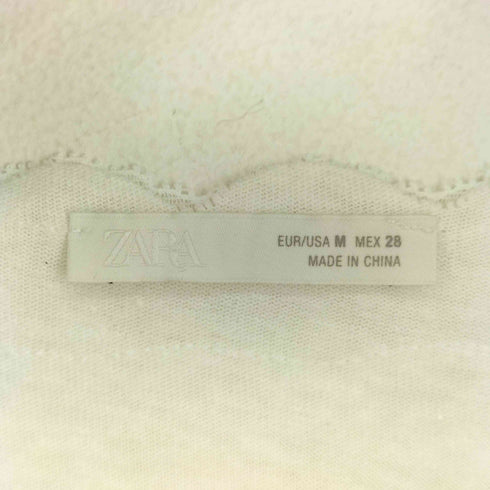 ザラ ZARA レースフリルスリーブトップス レディース US M