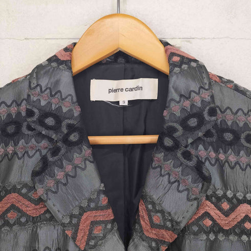 ピエールカルダン pierre cardin エンボス3Bテーラードジャケット レディース JPN:9号