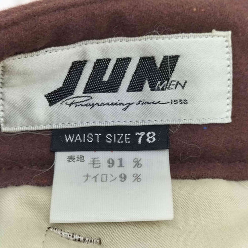 ジュンメン JUN MEN 90S 2タック ウール スラックス パンツ メンズ waist78