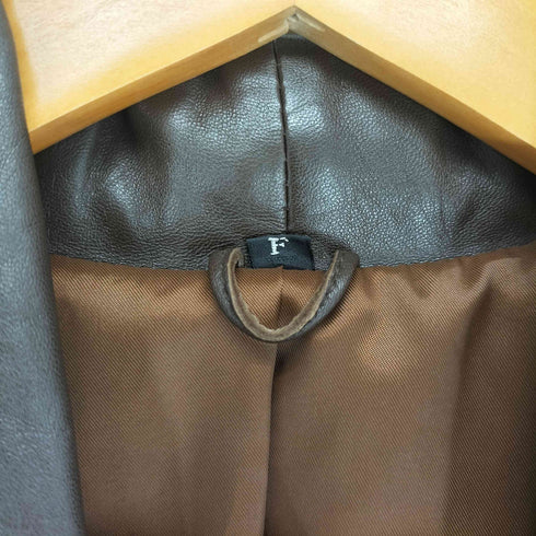 pig leather 総柄ガウンコート メンズ FREE
