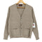 カシミヤ CASHMERE 日本製 リブカーディガン メンズ JPN:M