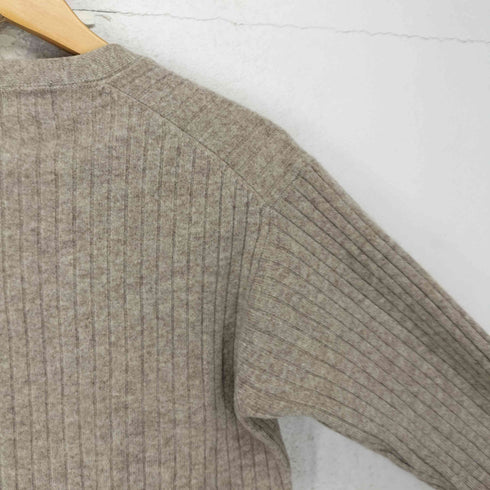 カシミヤ CASHMERE 日本製 リブカーディガン メンズ JPN:M