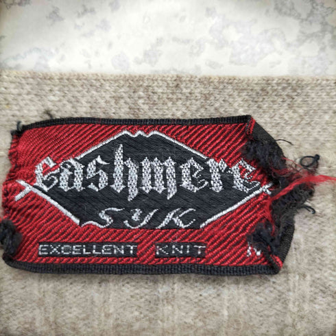 カシミヤ CASHMERE 日本製 リブカーディガン メンズ JPN:M
