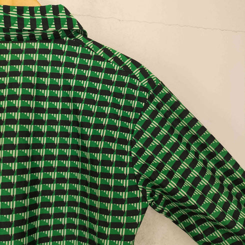MIYOSHI ORIGINAL SENSE ジオメトリック L/S プルオーバー ポリシャツ メンズ
