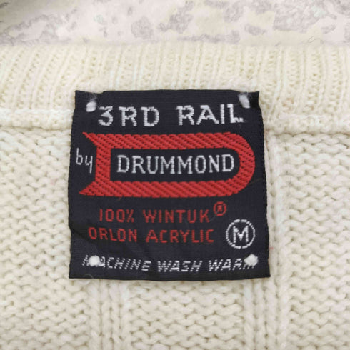 60S~ 3RD RAIL by DRUMMOND アクリルニットベスト メンズ JPN:M