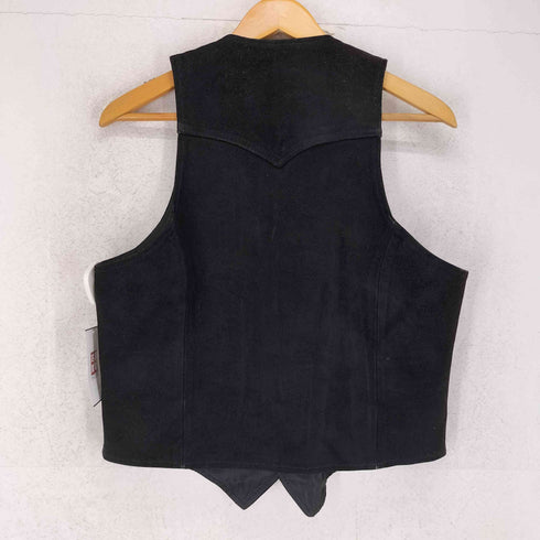 PIONEER WEAR genuine leather ウエスタンヨーク リアルレザーベスト メンズ US:38