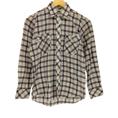キャンパス CAMPUS 両フラップ L/S チェックシャツ メンズ 14