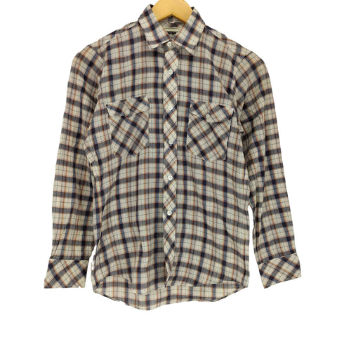 キャンパス CAMPUS 両フラップ L/S チェックシャツ メンズ 14
