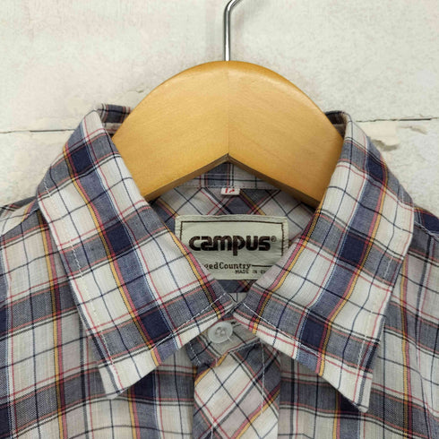 キャンパス CAMPUS 両フラップ L/S チェックシャツ メンズ 14