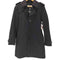 バーバリーブラックレーベル BURBERRY BLACK LABEL 裏地ノバチェック ライナー付き フルセット エポレット ガンフラップ付き ブラック バルマカーン ステンカラー コート メンズ import:M