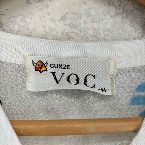 GUNZE VOG 総柄 Vネック プルオーバー メンズ JPN:M