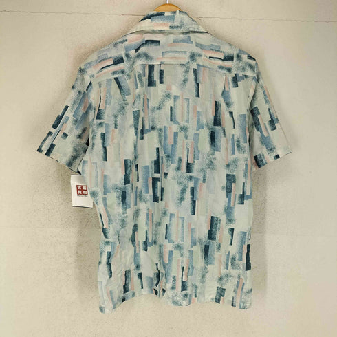 70S~ Mr.California 幾何学 襟芯 S/S オープンカラーシャツ メンズ JPN:M