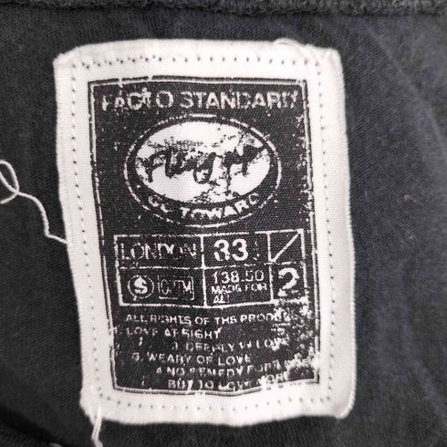 FACTO STANDARD スパンコール ナンバリング L/S カットソー y2k メンズ