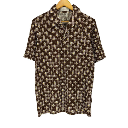 Voneu 総柄 S/S スキッパーポロシャツ メンズ JPN:XL