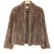 paula lishman ニット ファーコート レディース M