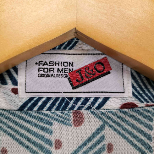J&O 総柄 S/S ポロシャツ メンズ