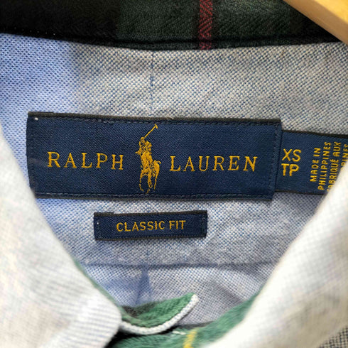 ラルフローレン RALPH LAUREN CLASSIC FIT ポニー刺繍 L/S BD シャツ メンズ import:XS