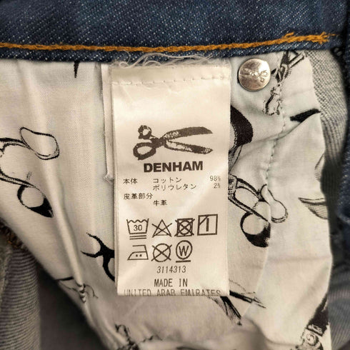デンハム DENHAM LIZ ANKLE ストレートデニムパンツ レディース