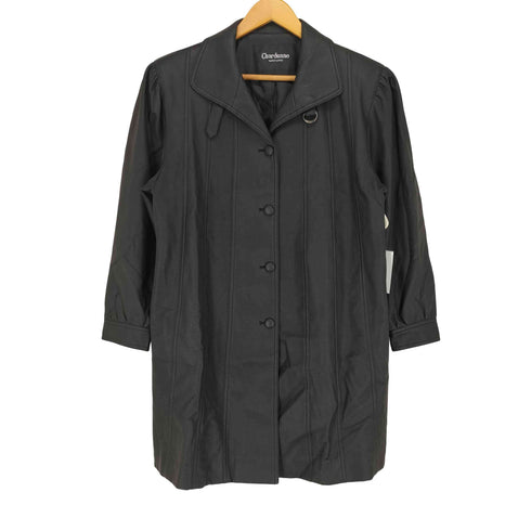 Chardonne フェイクレザー ステンカラー ジャケット レディース JPN:M