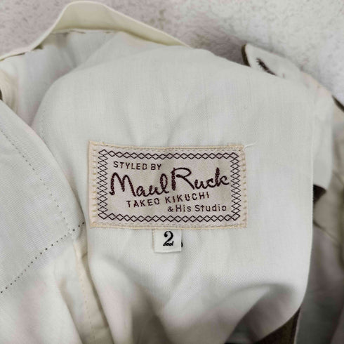 タケオキクチ TAKEO KIKUCHI MAUL RUCK old ツータックスラックス メンズ JPN:2