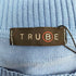 TRUBE 幾何学模様 ニット 切替 ワンピース レディース M~L