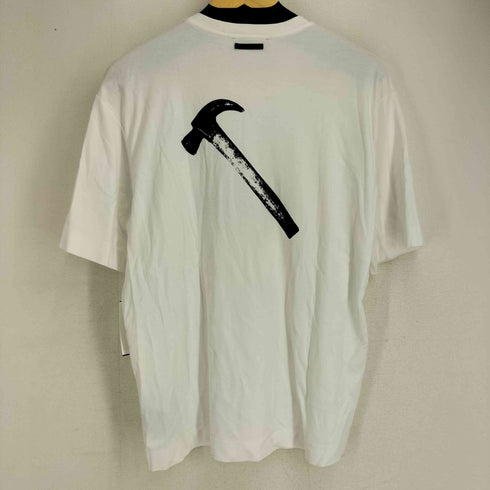 ディーゼルブラックゴールド DIESEL BLACK GOLD ハンマーデザイン両面プリント S/S Tシャツ メンズ import:M