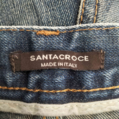 SANTACROCE イタリア製 ローライズ ストレートデニムパンツ メンズ US:28-29