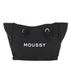 マウジー moussy キャンバス生地 トートバッグ ロープハンドル レディース
