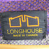 LONGHOUSE MADE IN CANADA ネイティブ柄ノーカラーニットカーディガン レディース L