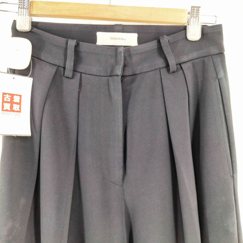 トゥデイフル TODAYFUL 23AW Doubletuck Twill Trousers レディース JPN:36