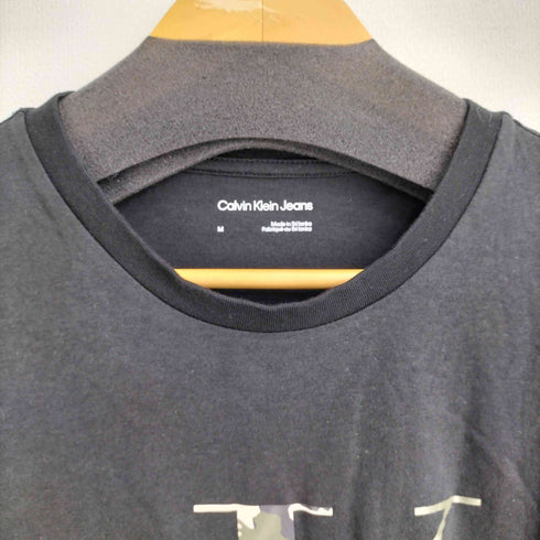 カルバンクラインジーンズ Calvin Klein Jeans フロントアームロゴプリント L/S Tシャツ メンズ import:M