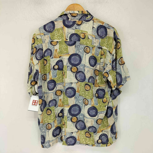 NEXT STAGE レーヨン100 総柄 S/S オープンカラーシャツ メンズ JPN:L