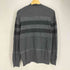 バーバリーロンドン BURBERRY LONDON コットンウール ボーダー Vネックニット メンズ JPN:L