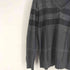 バーバリーロンドン BURBERRY LONDON コットンウール ボーダー Vネックニット メンズ JPN:L