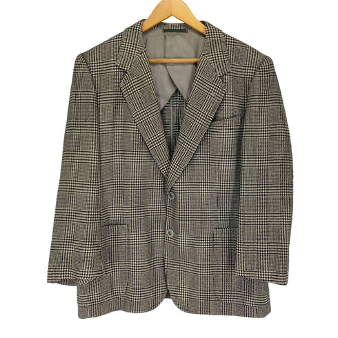 Clandor MADE IN ENGLAND 千鳥格子2Bテーラードジャケット メンズ