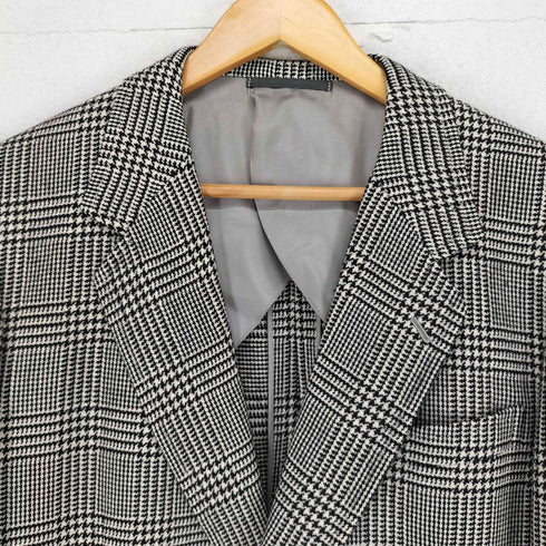 Clandor MADE IN ENGLAND 千鳥格子2Bテーラードジャケット メンズ