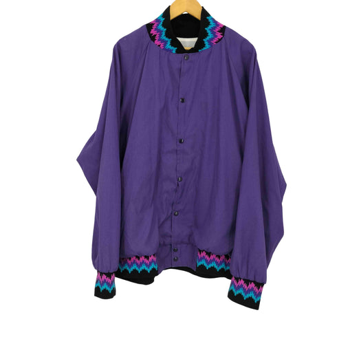 Bader Jackets バックフェザー刺繍 ブルゾン BIG SIZE メンズ XXXL