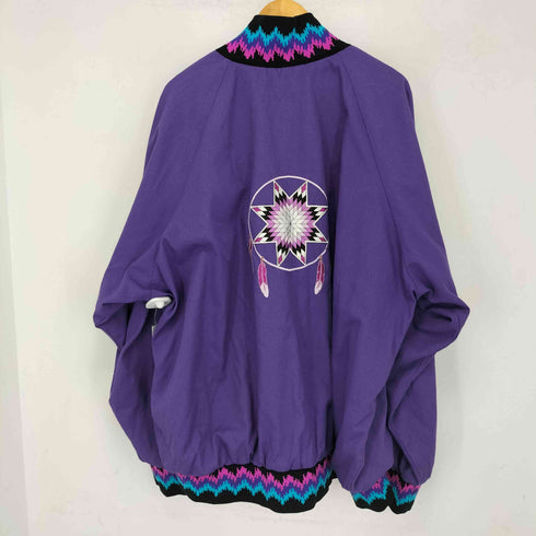 Bader Jackets バックフェザー刺繍 ブルゾン BIG SIZE メンズ XXXL