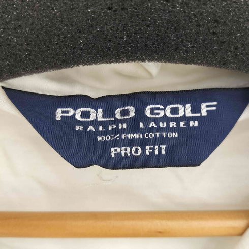 ポロゴルフラルフローレン POLO GOLF RALPH LAUREN PRO FIT スモールポニー刺繍 ボーダー S/S ハーフジップトップス メンズ import:L