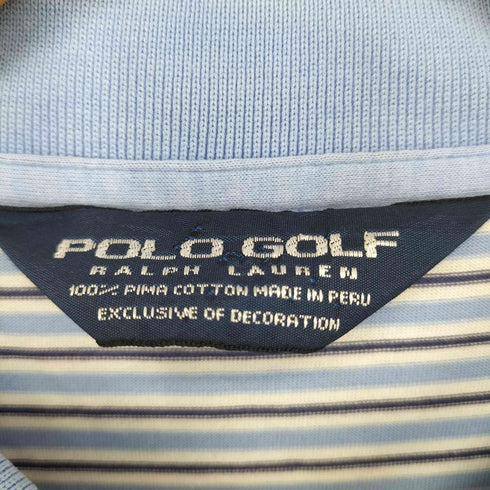 ポロゴルフラルフローレン POLO GOLF RALPH LAUREN S/S ボーダー ポロシャツ メンズ JPN:L