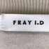 フレイアイディー FRAY I.D 25AW ラッフルフリルレイヤーニット レディース F