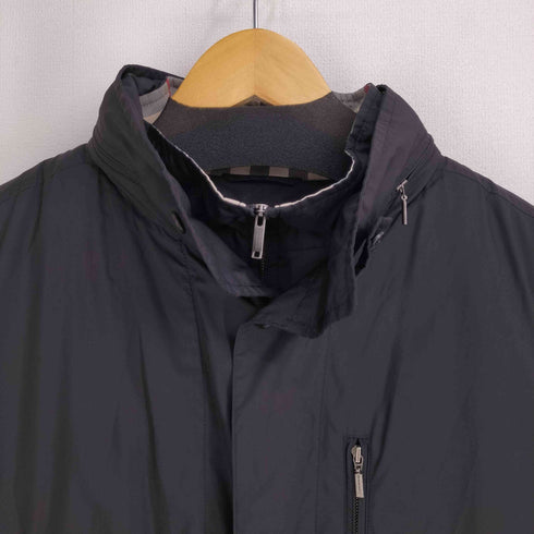 バーバリーロンドン BURBERRY LONDON ノバチェック ライナー付き ジップアップコート メンズ import:M