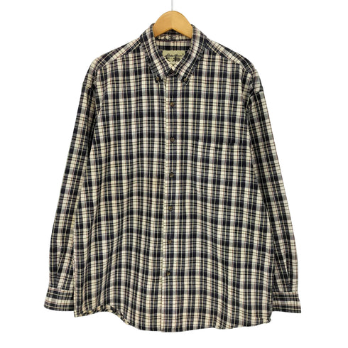 エディーバウアー Eddie Bauer 白タグ ボタンダウンシャツ メンズ JPN:M