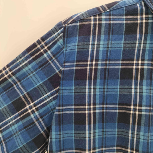 マザーズインダストリー Mother's Industry 天竺切替 L/S コットンチェックシャツ レディース JPN:M