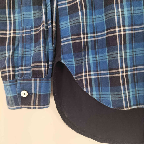 マザーズインダストリー Mother's Industry 天竺切替 L/S コットンチェックシャツ レディース JPN:M