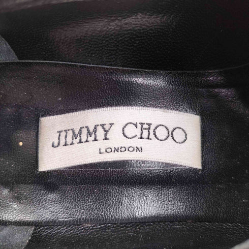 ジミーチュウ JIMMY CHOO スクエアトゥ レザー ドレスシューズ レディース EUR:38